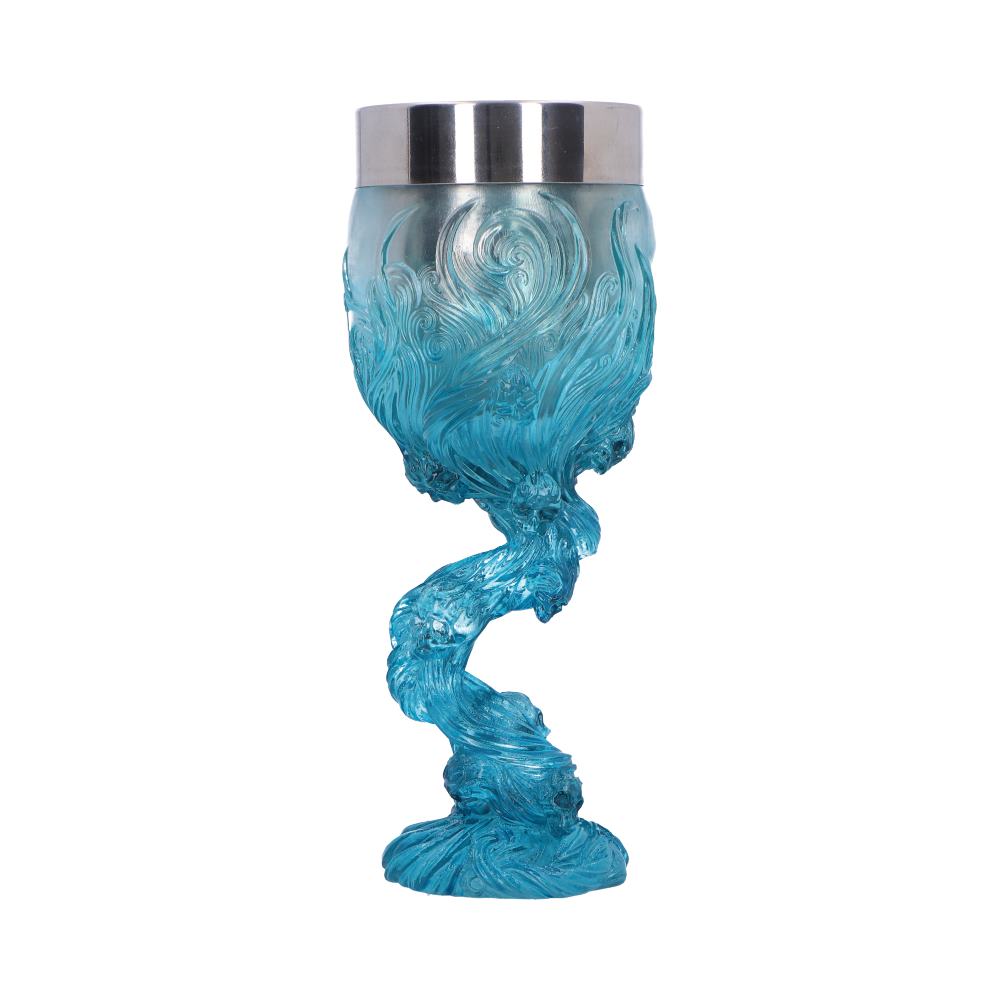 Soul Spirit Clear Blue Skull Goblet: 4 - Goblets & Chalices By NN Designs