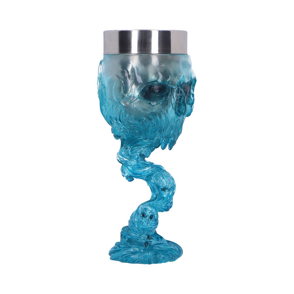 Soul Spirit Clear Blue Skull Goblet: 5 - Goblets & Chalices By NN Designs