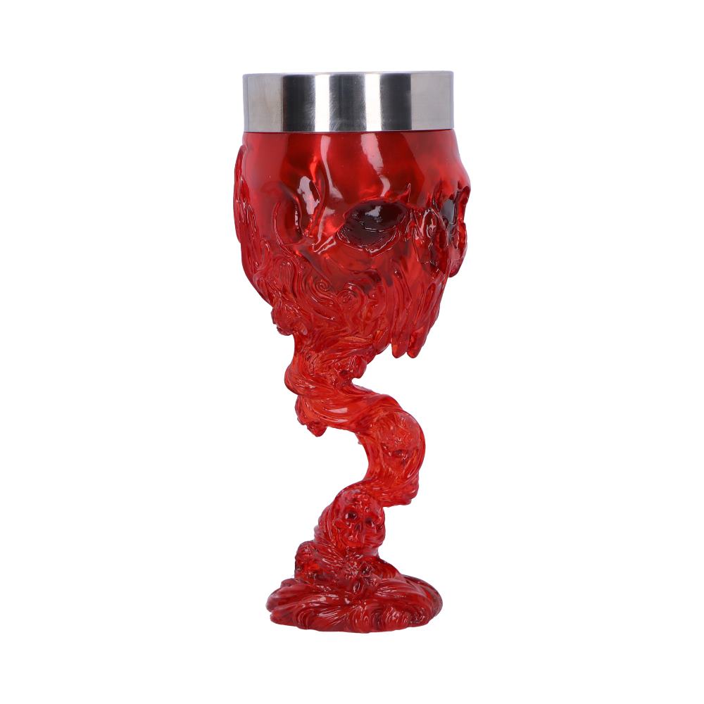 Soul Spirit Clear Red Skull Goblet: 5 - Goblets & Chalices By NN Designs