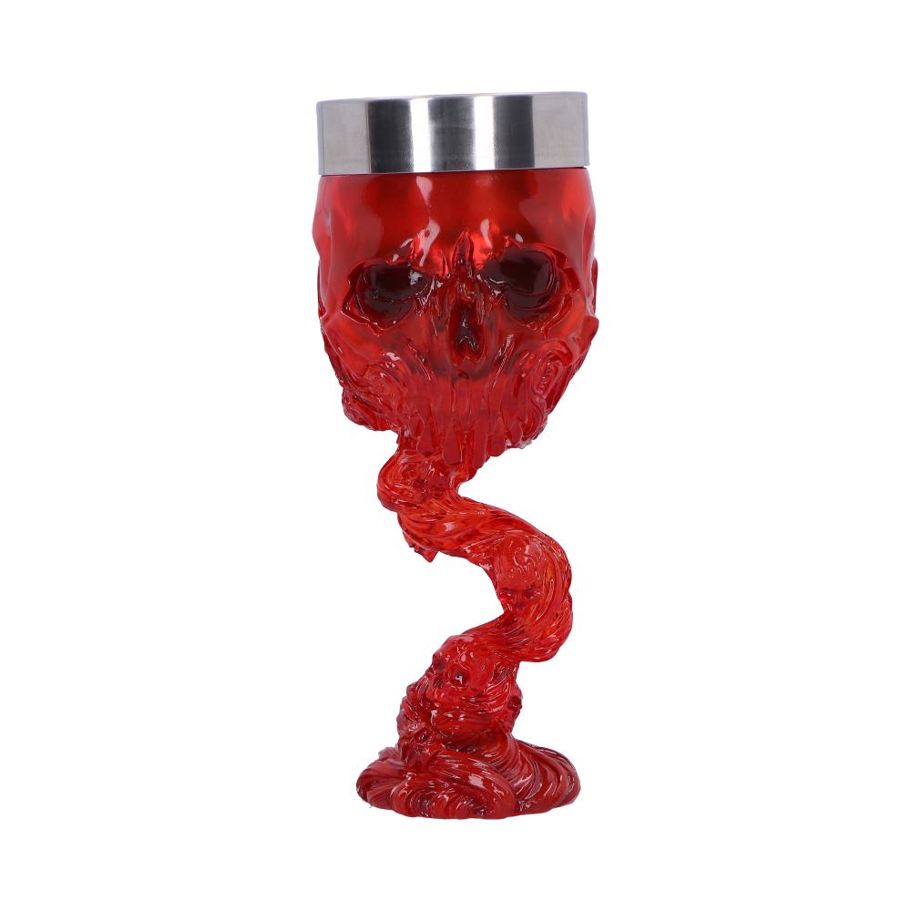 Soul Spirit Clear Red Skull Goblet: 2 - Goblets & Chalices By NN Designs