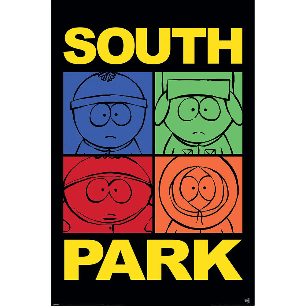 South Park Block Colour Poster 19 - Shop Posters At Gift Moments - 1
