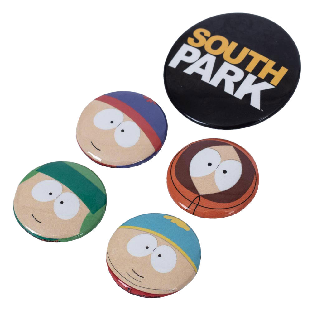 South Park Button Badge Set - Shop Badges At Gift Moments - 2