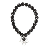 Spider Black Obsidian Beaded Bracelet: 3 - Bracelets By Gift Moments