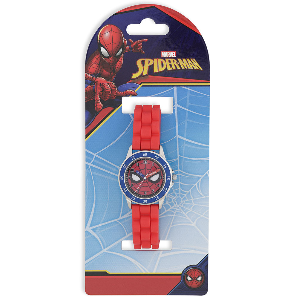Spider-Man Mask Junior Time Teacher Watch: 3 - Watches By Spider-Man