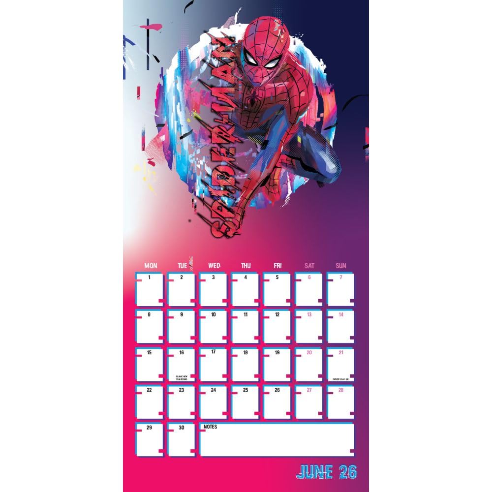 Spider-Man Square Calendar 2026: 2 - Calendars By Spider-Man