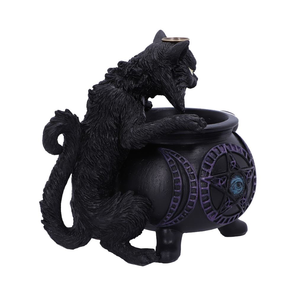 Spite’s Cauldron Gothic Backflow Incense Burner 16.3cm: 5 - Incense Holders By Gift Moments