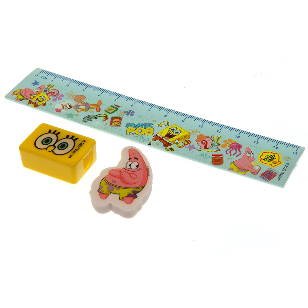 SpongeBob SquarePants 6pc Stationery Set: 3 - Pencil Cases & Sets By SpongeBob SquarePants