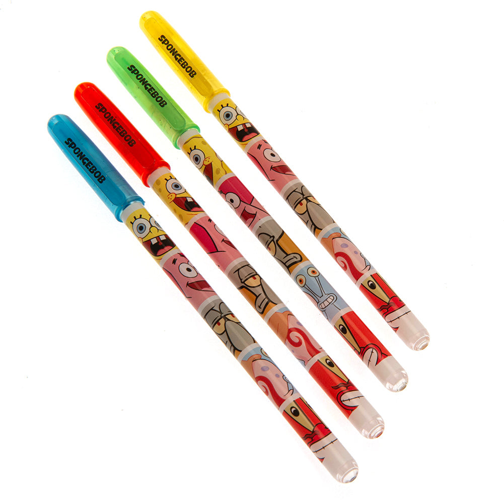 SpongeBob SquarePants Gel Pen Set - Shop Pens & Pencils At Gift Moments - 1