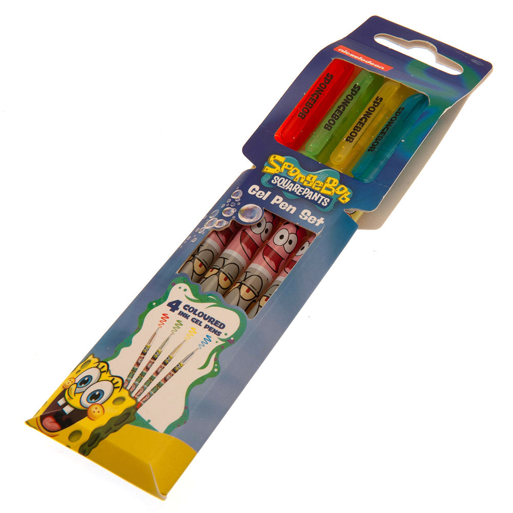SpongeBob SquarePants Gel Pen Set - Shop Pens & Pencils At Gift Moments - 3
