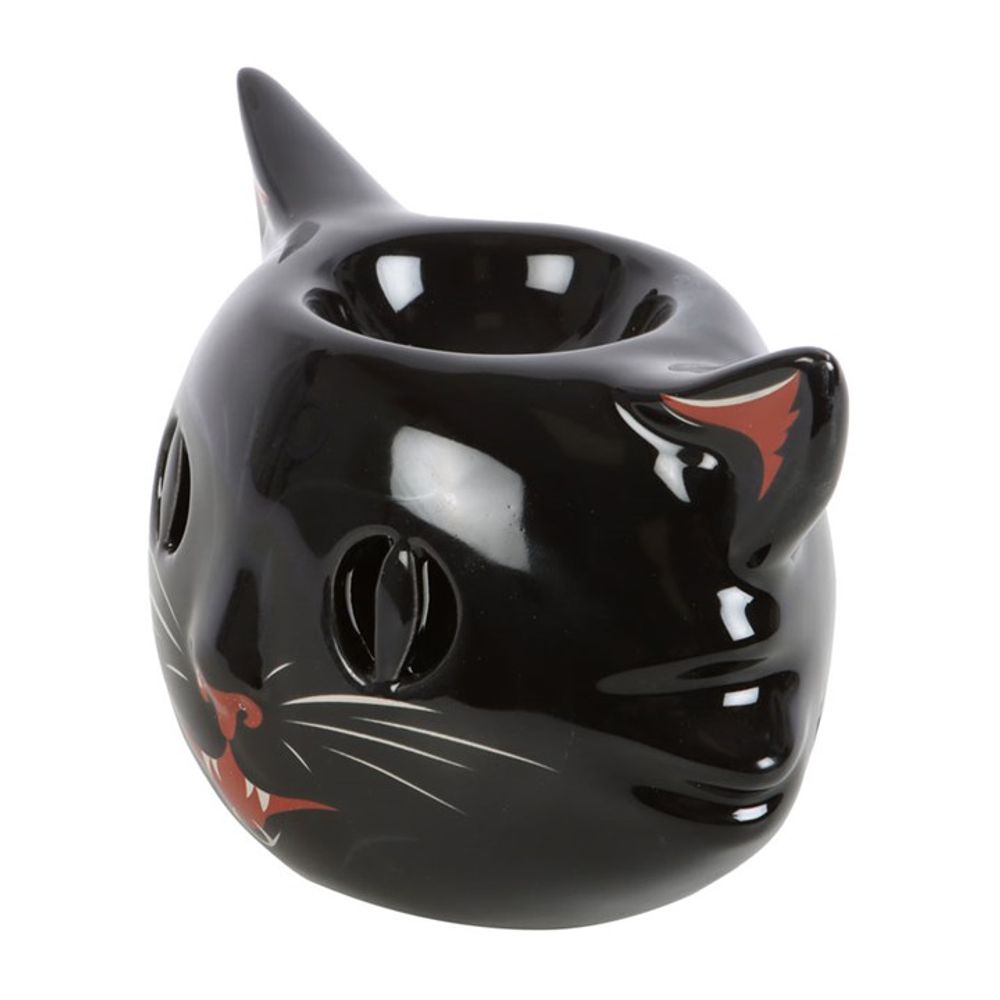 Spooky Black Cat Oil Burner: 4 - Oil & Wax Burners By Gift Moments