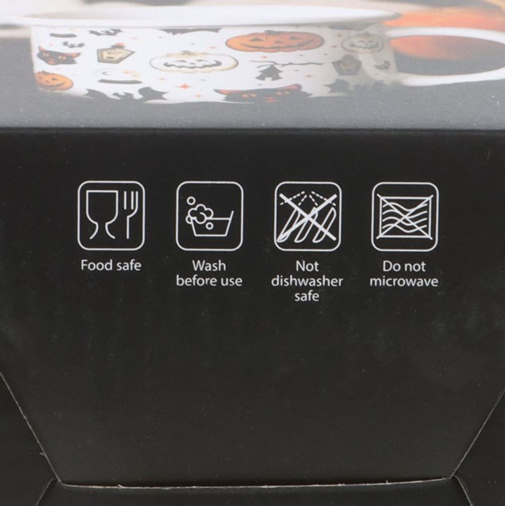 Halloween Black Cat and Pumpkin Mug: 6 - Mugs By Gift Moments