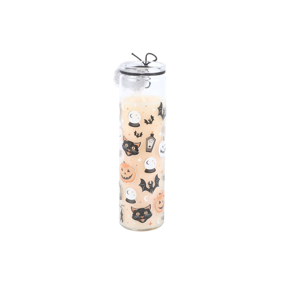 Spooky Spiced Pumpkin Tube Candle: 2 - Candles By Gift Moments