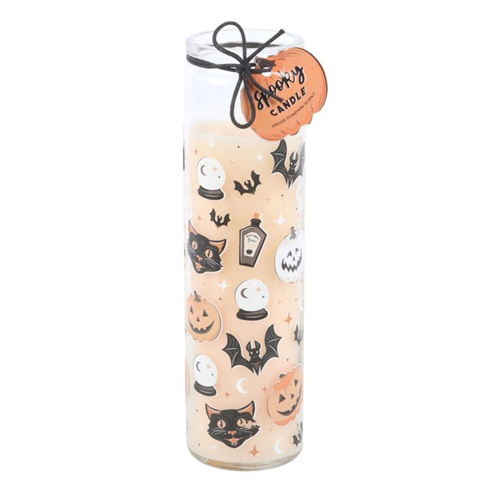 Spooky Spiced Pumpkin Tube Candle: 1 - Candles By Gift Moments