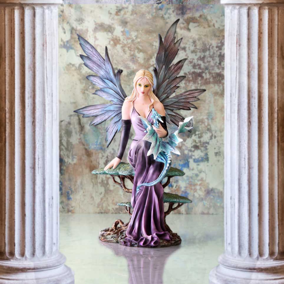 Spring Fairy with Dragon Figurine 56cm - Shop Figures & Collectables At Gift Moments - 1