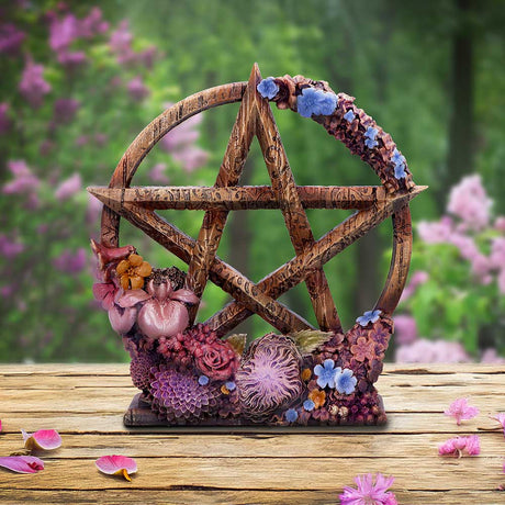Spring Floral Decorative Pentagram Ornament: 1 - Figures & Collectables By NN Designs