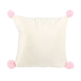 Christmas Fun Cushion with Pink Pom Poms: 2 - Cushions By Gift Moments