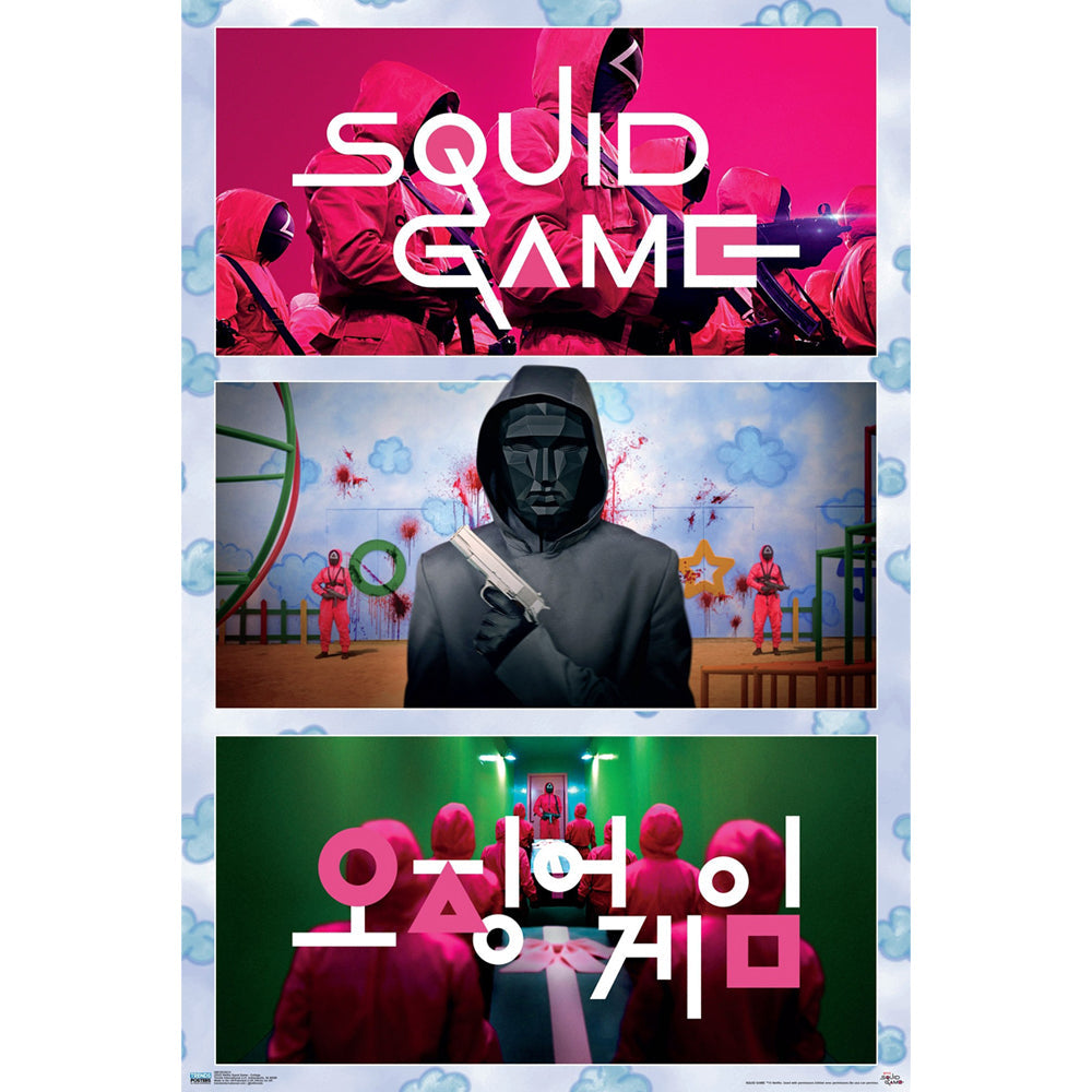 Squid Game Poster Collage 81: 1 - Posters By Squid Game