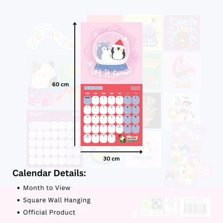 Squishmallows Square Calendar 2026: 5 - Calendars By Squishmallows