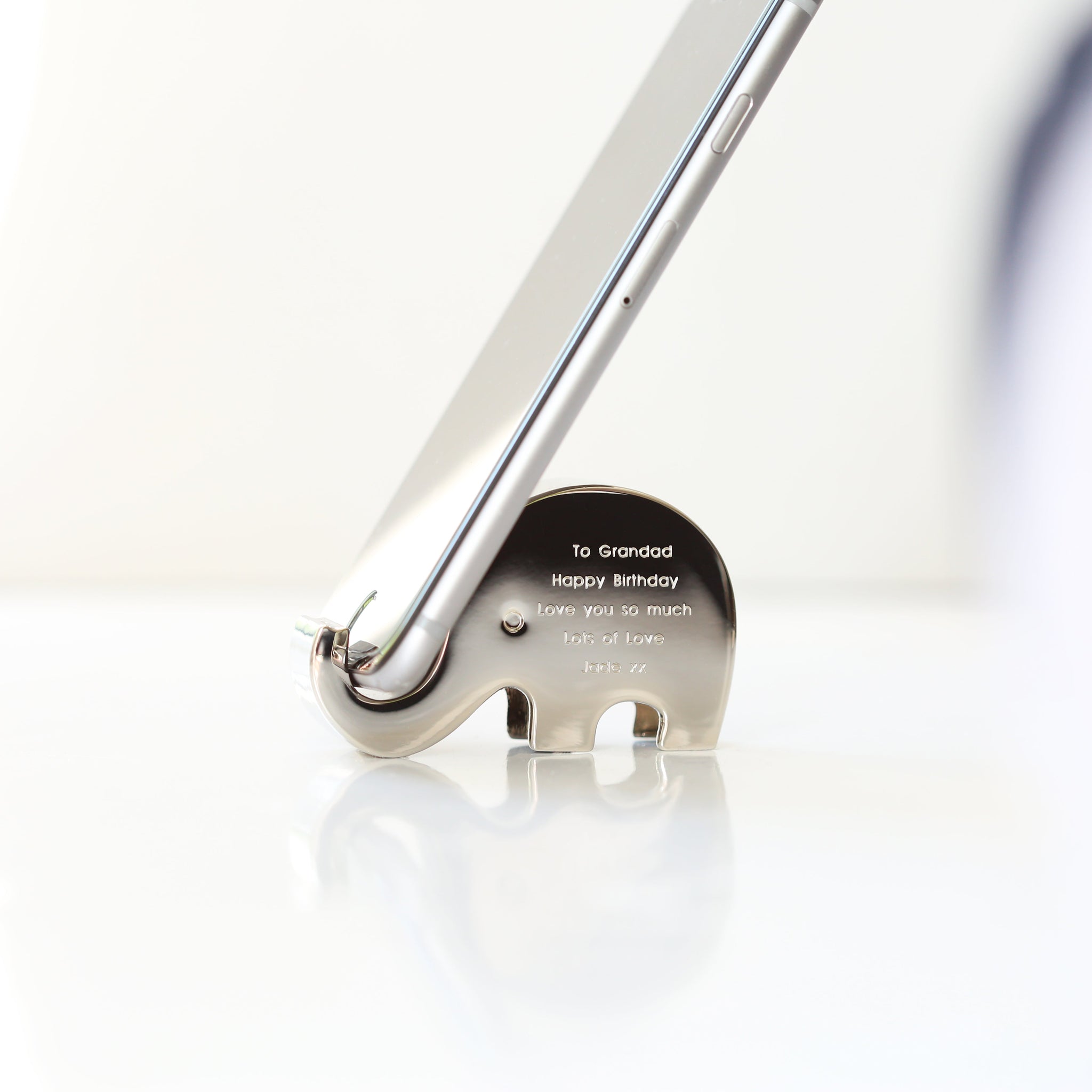 Personalised Stampy The Elephant Phone Holder: 2 - Tech Accessories By Gift Moments