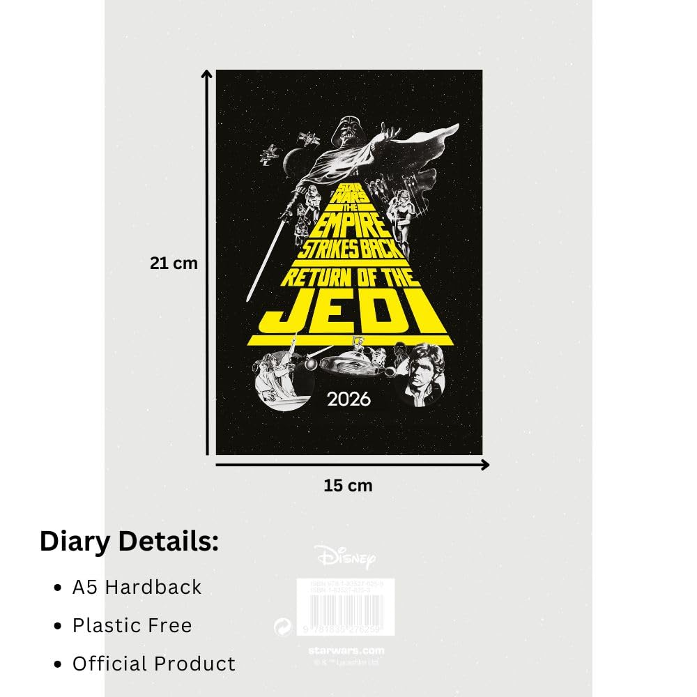 Star Wars A5 Diary 2026: 5 - Diaries By Star Wars