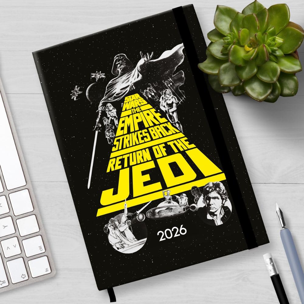 Star Wars A5 Diary 2026: 4 - Diaries By Star Wars