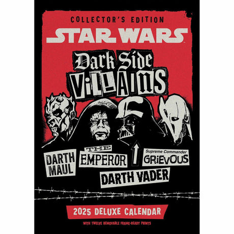 Star Wars Dark Side Deluxe Calendar 2025: 1 - Calendars By Star Wars