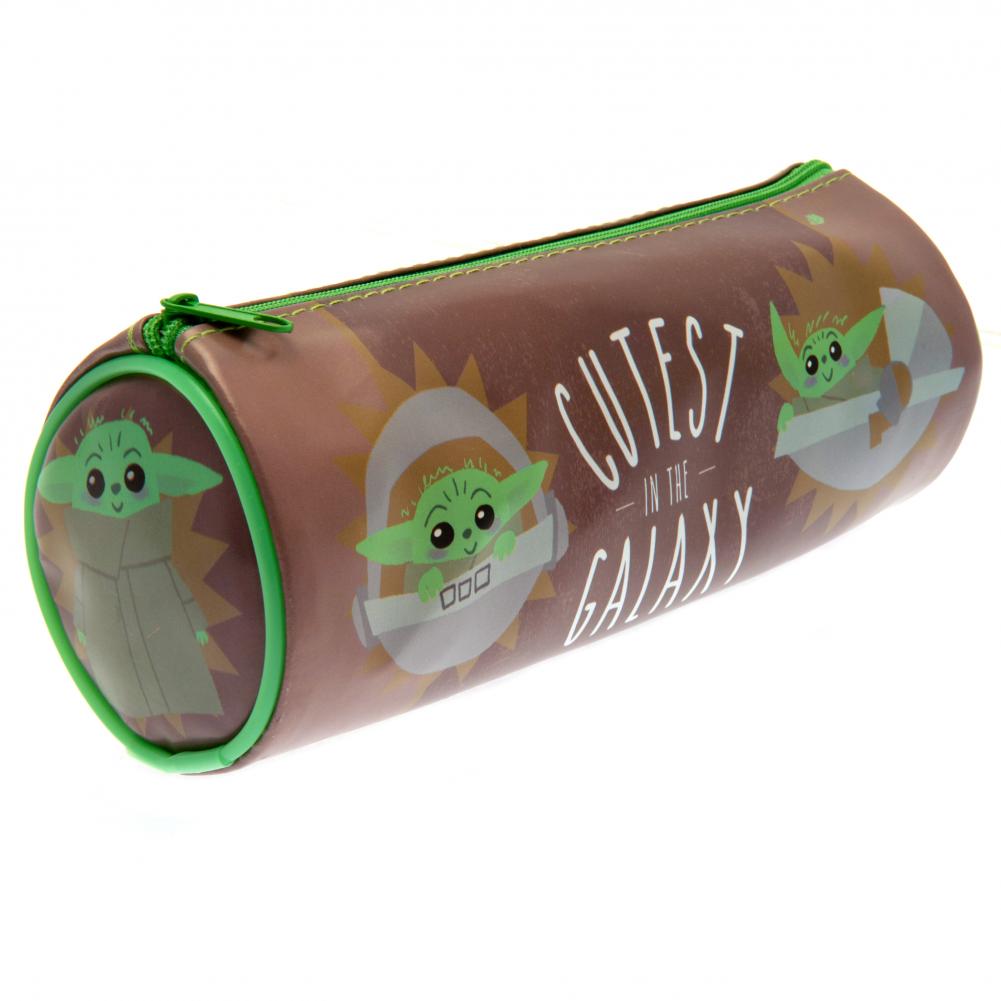 Star Wars: The Mandalorian Barrel Pencil Case Cutest: 2 - Pencil Cases & Sets By Star Wars: The Mandalorian