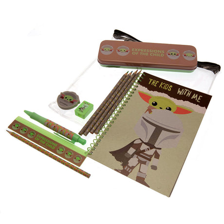 Star Wars: The Mandalorian Bumper Stationery Set: 4 - Pencil Cases & Sets By Star Wars: The Mandalorian