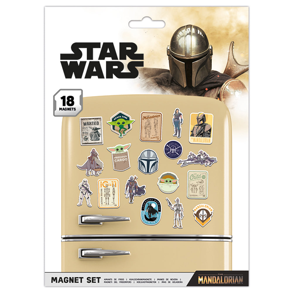 Star Wars: The Mandalorian Fridge Magnet Set: 1 - Magnets By Star Wars: The Mandalorian