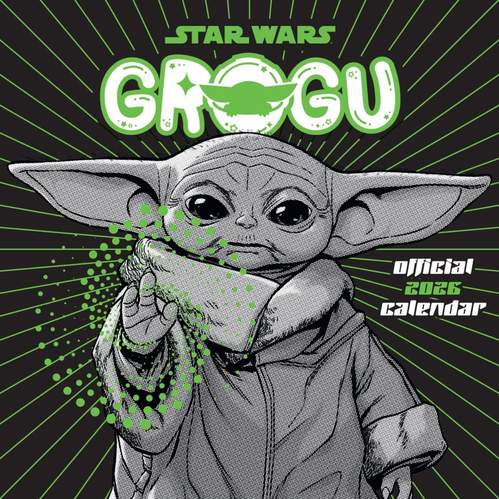 Star Wars: The Mandalorian Grogu Square Calendar 2026: 1 - Calendars By Star Wars: The Mandalorian