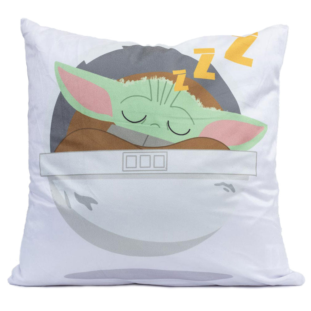 Star Wars: The Mandalorian Grogu Velvet Feel Cushion - Shop Cushions At Gift Moments - 2