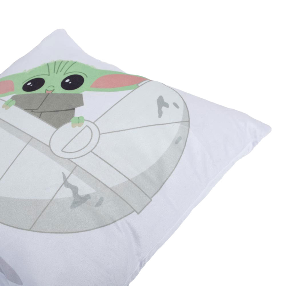 Star Wars: The Mandalorian Grogu Velvet Feel Cushion - Shop Cushions At Gift Moments - 3