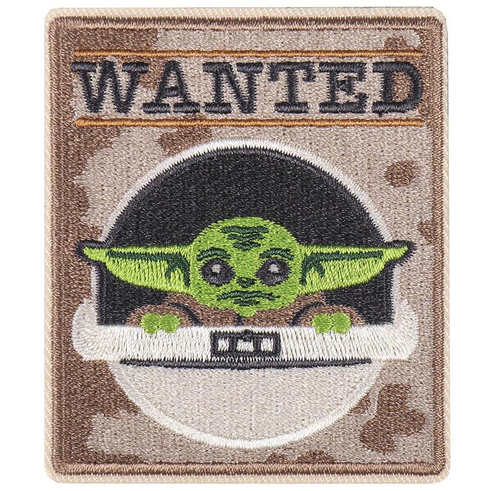Star Wars: The Mandalorian Iron-On Patch Wanted - Shop Badges At Gift Moments - 1