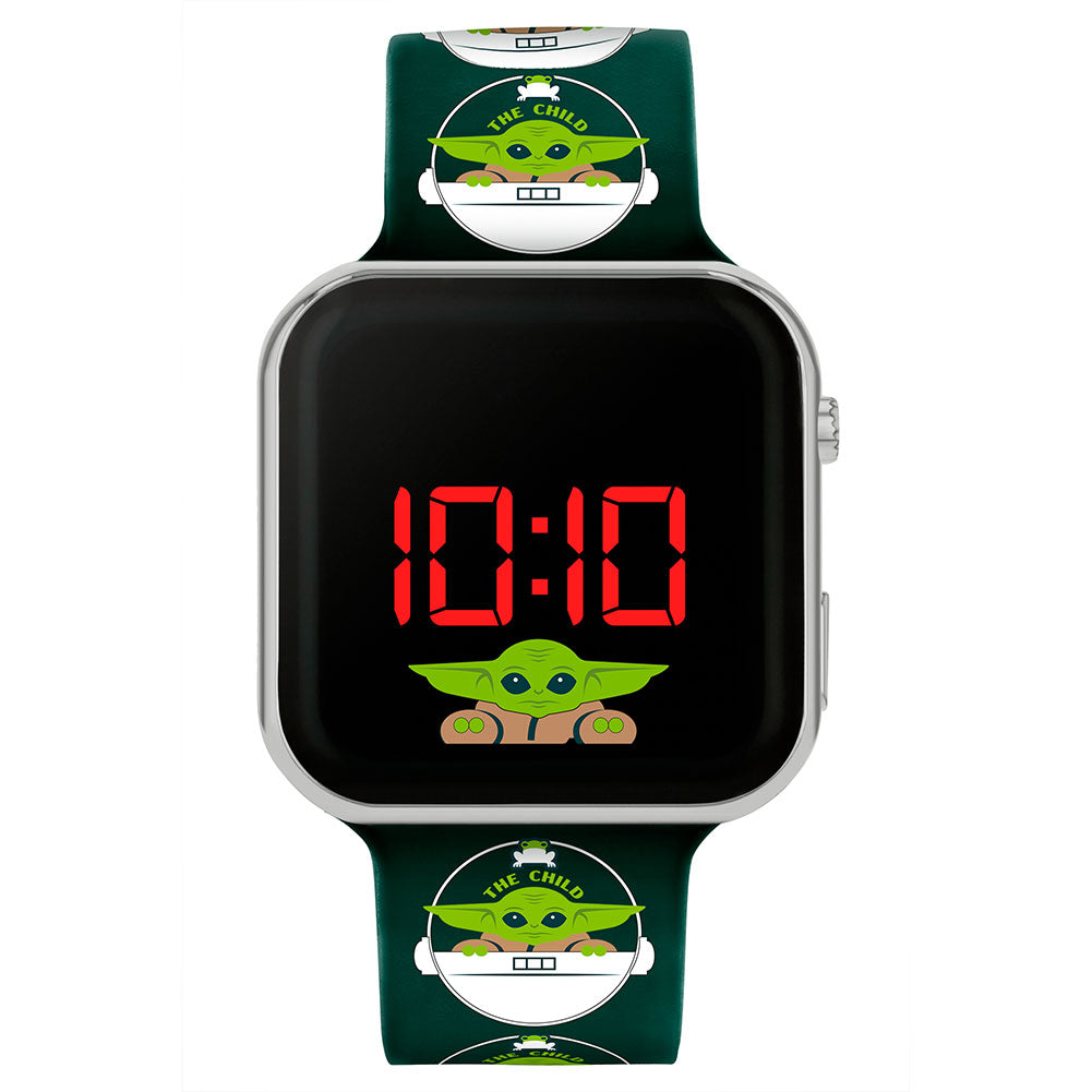 Star Wars: The Mandalorian Grogu Junior LED Watch - Shop Watches At Gift Moments - 1