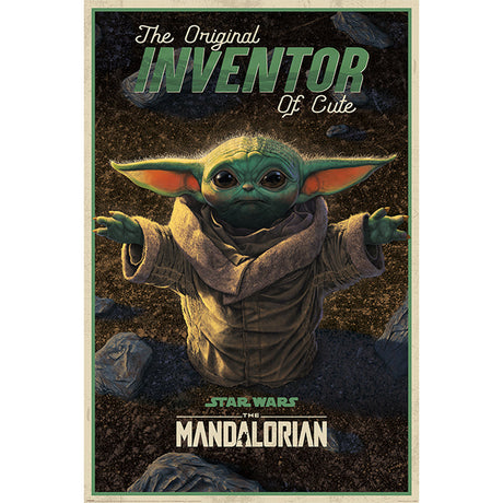 Star Wars: The Mandalorian Poster Inventor of Cute 174: 1 - Posters By Star Wars: The Mandalorian