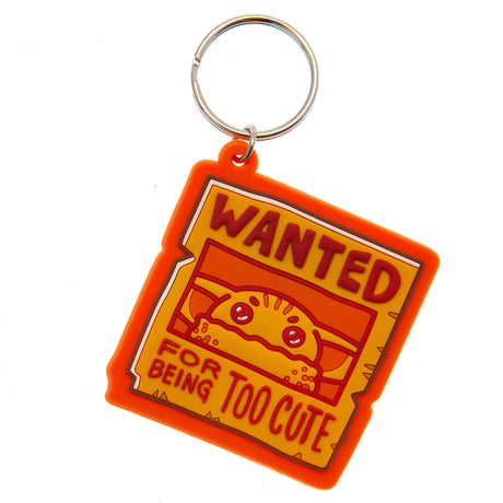 Star Wars: The Mandalorian PVC Keyring Wanted: 1 - Keyrings By Star Wars: The Mandalorian