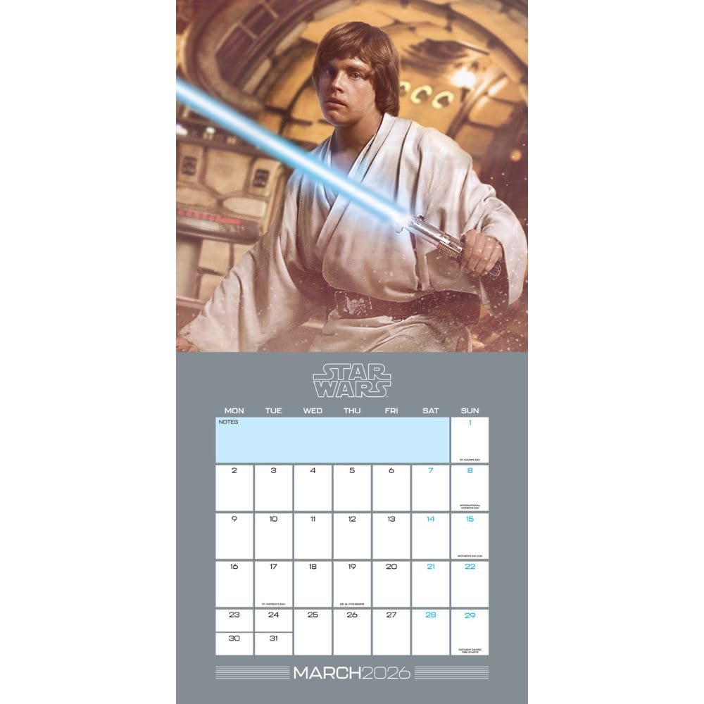 Star Wars Square Calendar 2026: 2 - Calendars By Star Wars