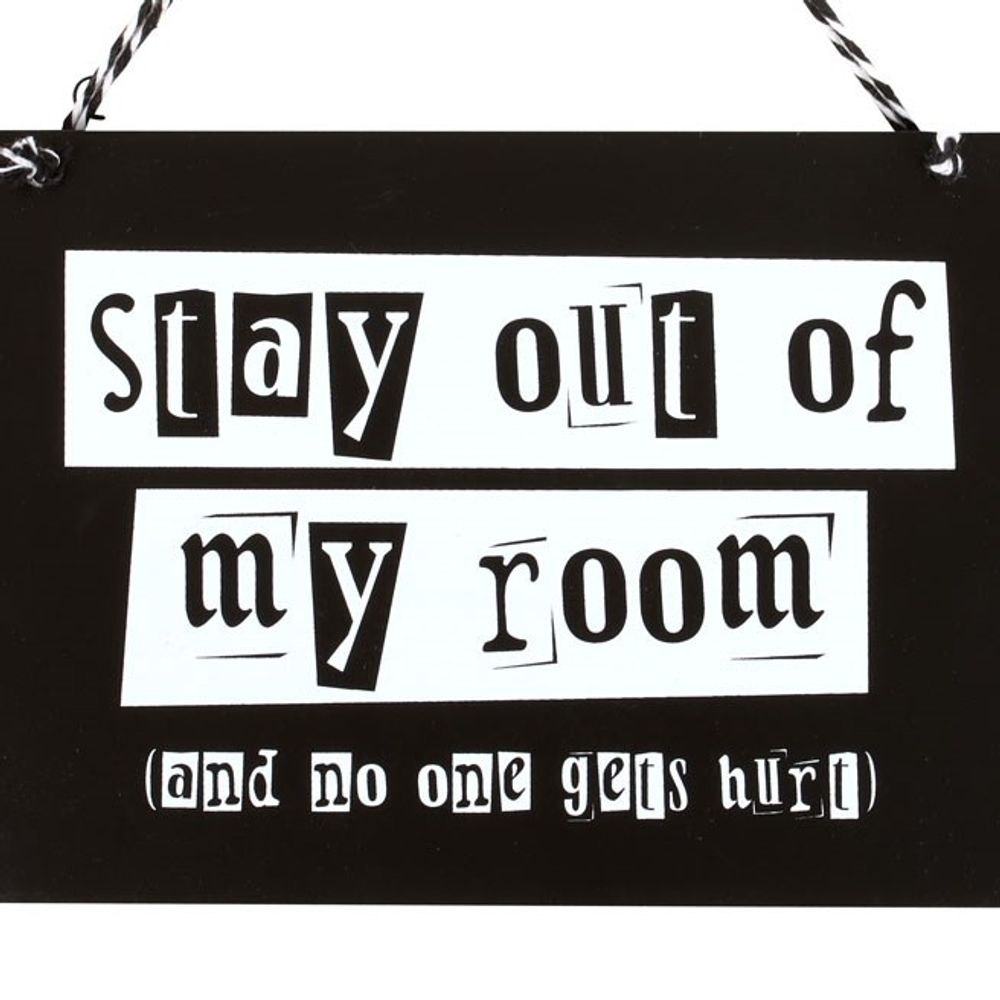 Stay Out of My Room Hanging Sign: 3 - Signs & Plaques By Gift Moments