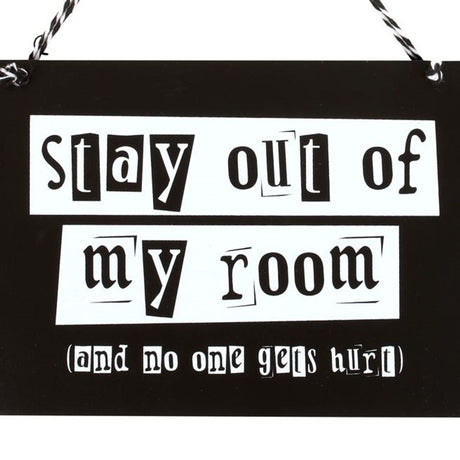 Stay Out of My Room Hanging Sign: 3 - Signs & Plaques By Gift Moments
