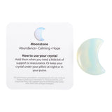 Stay Wild Opalite Crystal Moon in a Bag: 2 - By Gift Moments