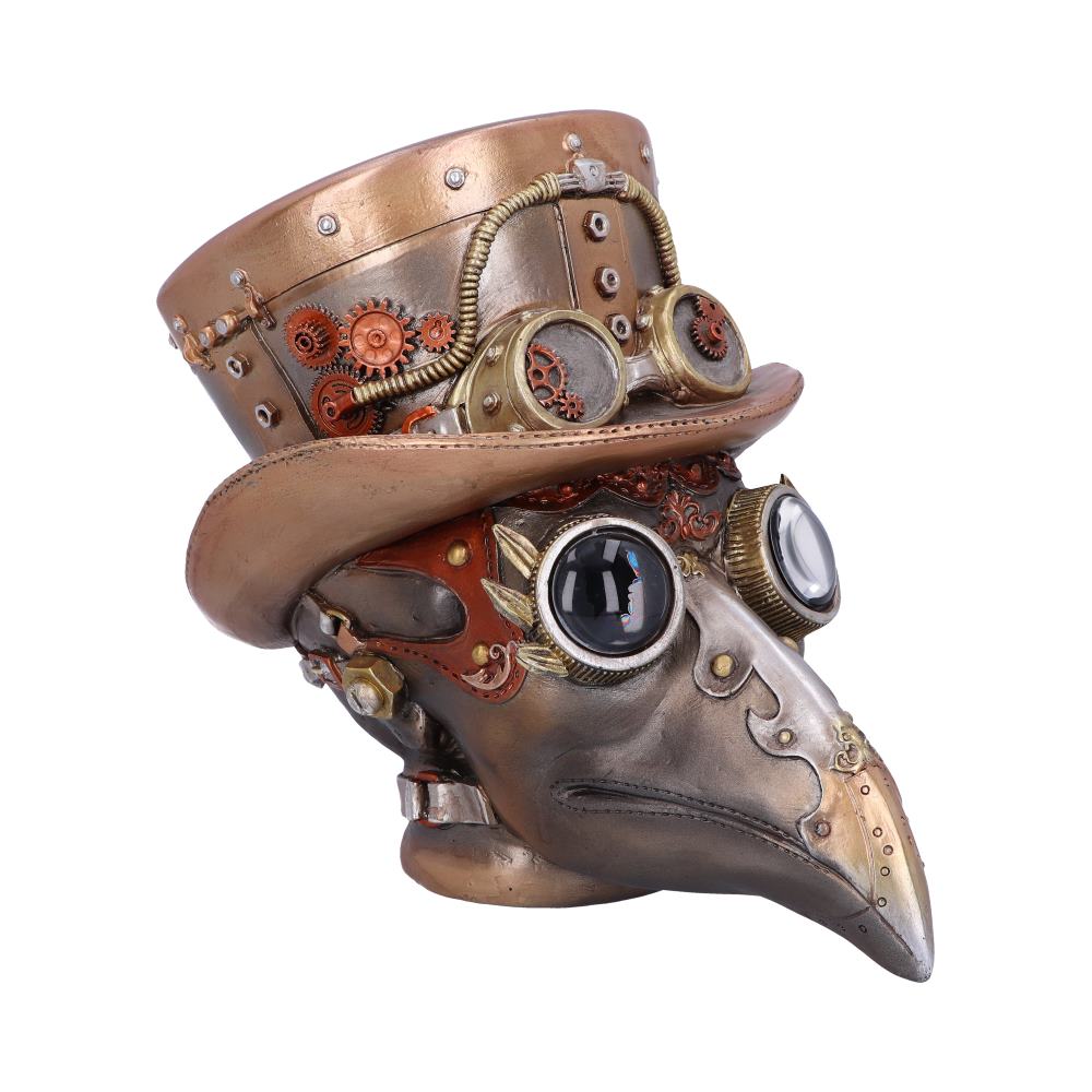 Steampunk Beaky Automaton Apothecary Plague Doctor Bust Figurine: 2 - Figures & Collectables By Gift Moments