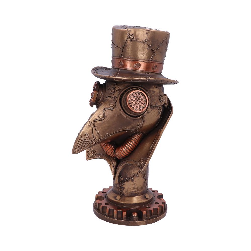 Steampunk Beaky Plague Doctor Bust Figurine: 2 Figures & Collectables By Gift Moments