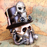 Steampunk Breathe Easy Venetian Mask Skull Ornament: 1 - Figures & Collectables By Gift Moments
