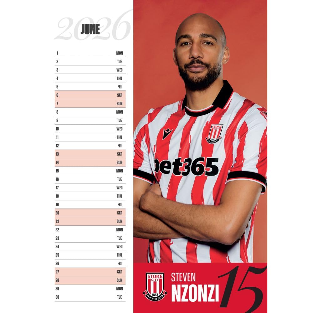 Stoke City FC A3 Calendar 2026: 2 - Calendars By Stoke City