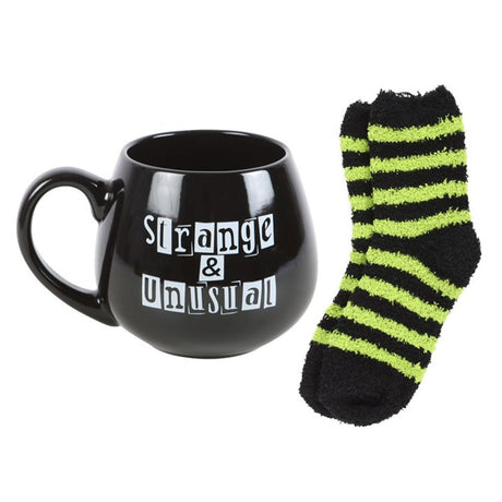 Strange & Unusual Mug and Socks Set: 4 - Mugs By Gift Moments