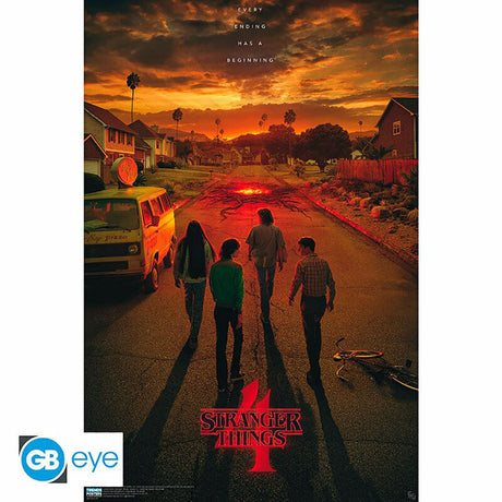 Stranger Things 4 Poster California 279: 1 - Posters By Stranger Things