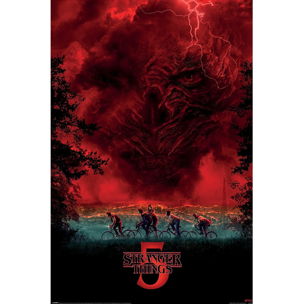 Stranger Things 5 Vecna Sky Poster 43 - Shop Posters At Gift Moments - 1