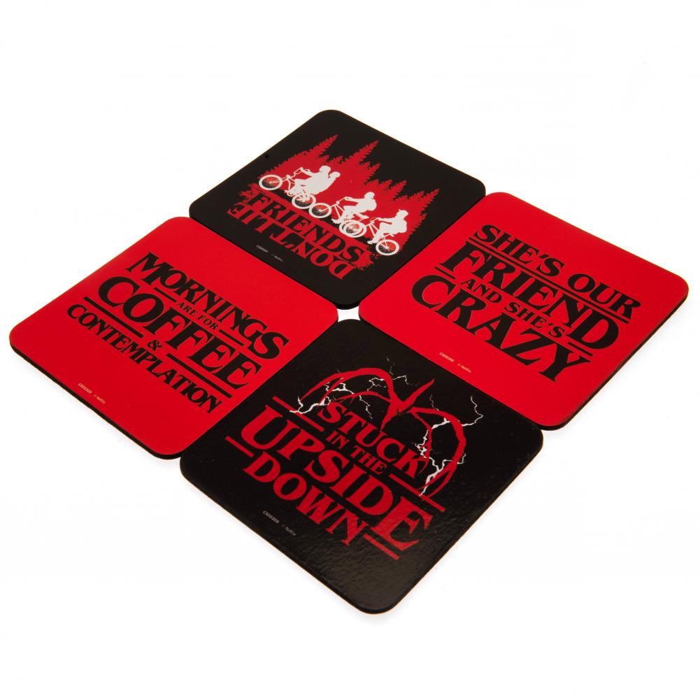 Stranger Things Coaster Set: 3 - Coasters By Stranger Things