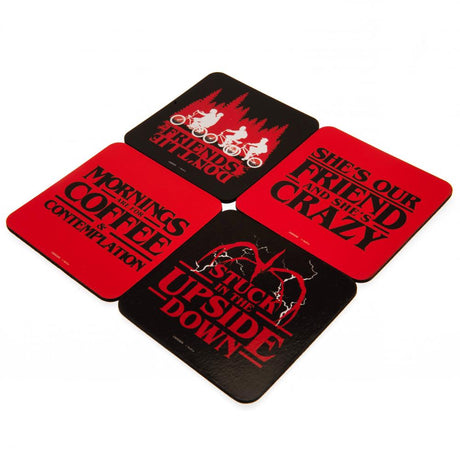 Stranger Things Coaster Set: 3 - Coasters By Stranger Things