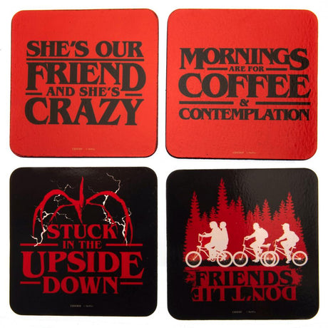 Stranger Things Coaster Set: 2 - Coasters By Stranger Things